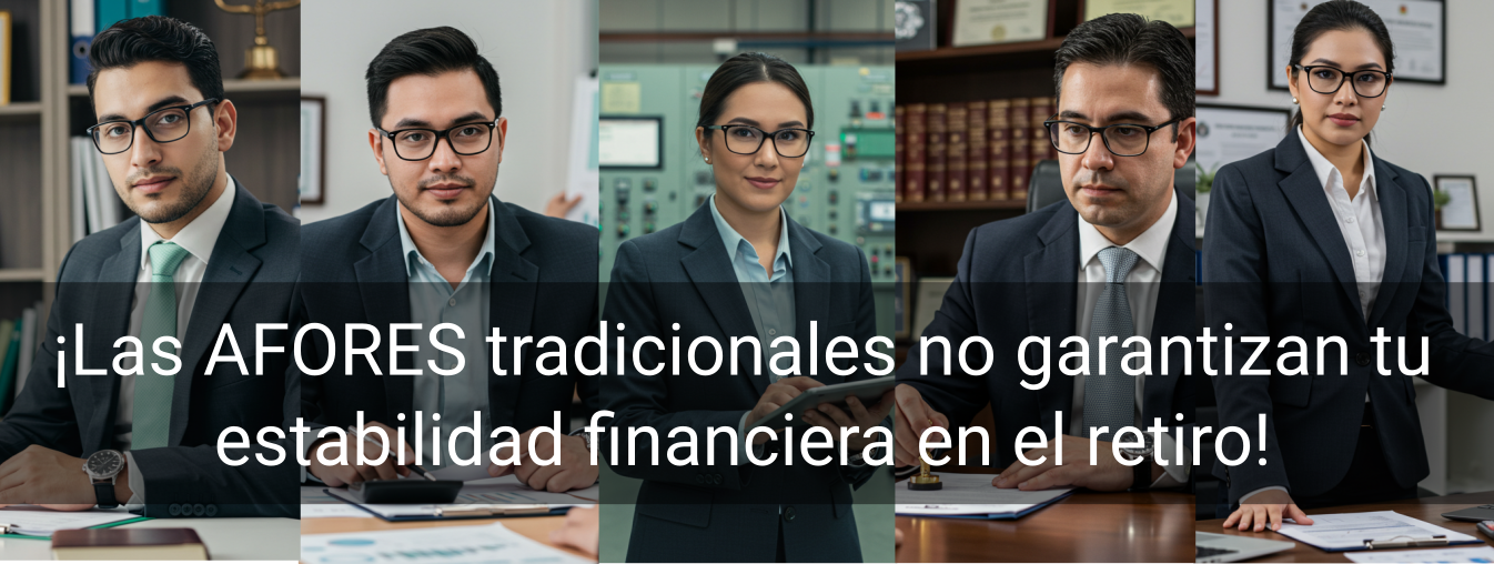 Las afores tradicionales no garantizan tu estabilidad financiera en el retiro
